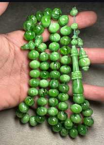 ลูกปัดสวดมนต์อิสลามลูกปัดอัญมณีธรรมชาติ tasbih มุสลิม tasbih Sufi - Product Image 3