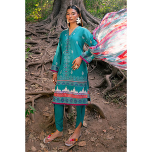 Conjunto de Traje de 3 Piezas Estampado para Mujer con Dupatta de Chifón SD-52211 - Product Image 5