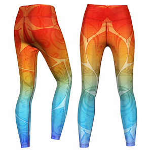 กางเกงโยคะเอวสูงระบายอากาศได้ดีเลกกิ้งออกกำลังกายรัดกล้ามเนื้อ - Product Image 6