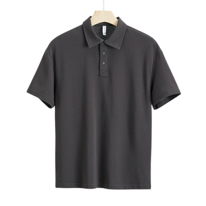 Polo de haute qualité pour hommes Logo personnalisé Tissu tricoté respirant Couleur unie à manches courtes ODM Durable Vêtements confortables - Product Image 6