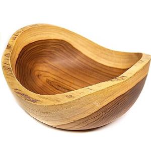 Plateau en bois fait à la main de haute qualité avec accessoires de cuisine polis plat de bol de fruits d'eau de produit pour l'hôtel à la maison - Product Image 4