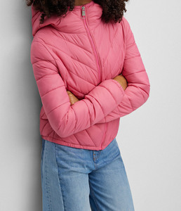 Wholesale Fashion Warm Windproof Quilted Customizable Custom Logo Embroidery Knitted Women Winter <b>Jacket</b> - Product Image 4