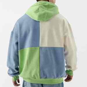 Sudadera con capucha de algodón personalizada para hombre, sudadera suave y cálida de material polar de color liso, adecuada para entrenamiento, gimnasio y viajes - Product Image 3