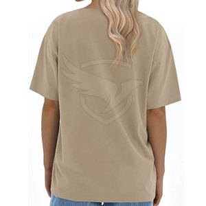 T-shirt surdimensionné de haute qualité à manches courtes Service OEM T-shirt surdimensionné Concevez votre propre logo T-shirt surdimensionné d'été - Product Image 5