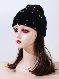 Gorro de acrílico personalizado, gorros de punto de invierno, gorro cálido para mujer y hombre, gorro Jacquard, gorro con logotipo personalizado - Product Image 4