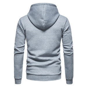 Chándal acampanado para hombre con logotipo personalizado de alta calidad 2025, último diseño bordado apilado con cuello con capucha para invierno - Product Image 3