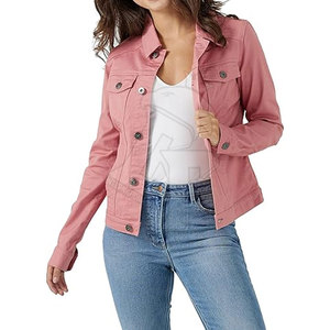 แจ็กเก็ตยีนส์สำหรับผู้หญิงคลาสสิกพร้อมวัสดุที่ทนทานสำหรับสไตล์ได้อย่างง่ายดายและสวมใส่ได้สบายทุกฤดู - Product Image 2