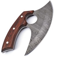 Couteau de hache en acier damas fait à la main OEM de 7 "de qualité supérieure à bas prix en gros
