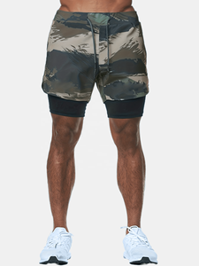 Pantalones Cortos Deportivos para Hombre, de Secado Rápido, Estilo Urbano, de Lona Media, Ligeros, Transpirables, Cómodos, para Gimnasio, Entrenamiento - Product Image 2