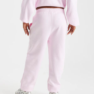 Pantalon de jogging avec logo personnalisé pour femmes pantalon de survêtement à taille élastique réglable avec coupe ample pour l'été - Product Image 5