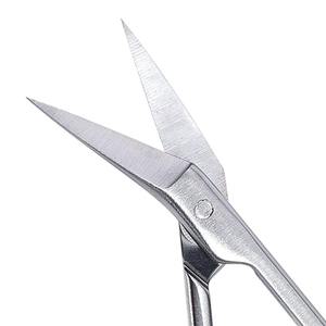 Micro Tijeras de Acero Inoxidable con Cuchilla Curva en Ángulo, Tijeras Quirúrgicas Afiladas, Fuente de Alimentación Manual, Agarre Ergonómico, CE - Product Image 5