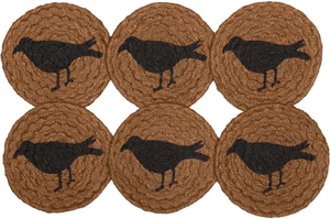 Dessous de verre de décoration classique en jute personnalisable Tapis de table écologiques Taille personnalisée pour la maison et le restaurant - Product Image 6