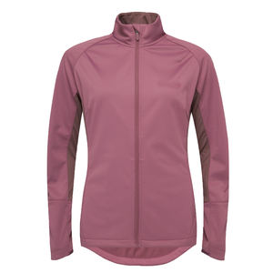 Veste Softshell pour femmes en gros avec col montant, doublée de polaire, chaude, légère, imperméable, coupe-vent, OEM - Product Image 2