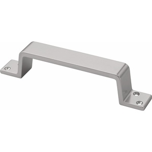 Poignées et boutons de meubles en aluminium HERMETA, poignée 420, projection de 42 mm, longueur de 200 mm, largeur de 29 mm, couleur argent anodisé, 4 trous - Product Image 1