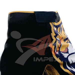 Short d'entraînement MMA personnalisé de haute qualité pour hommes avec cordon de serrage à séchage rapide Short de sport Thai Kick Boxing - Product Image 5
