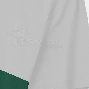 เสื้อยืดผู้ชายผ้าฝ้าย100% แห้งเร็วขนาดใหญ่สีดำธรรมดาพิมพ์โลโก้ได้220กรัม - Product Image 5