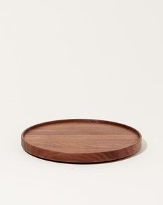 Top Selling Round Wood Plate for <b>Kitchen</b> & Tabletop Natural Wood Texture Round Shape Plate at Reasonable Price - Product Image 4