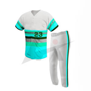 Uniformes de Béisbol Personalizados con Impresión por Transferencia de Calor, 100% Poliéster, Transpirables, Duraderos, Camisetas de Equipo Personalizadas - Product Image 1