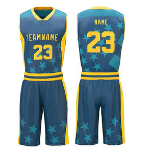 ชุดบาสเก็ตบอลผู้ชายคุณภาพพรีเมียม สไตล์ล่าสุด ราคาไม่แพง ขายดี น้ำหนักเบา รับสั่งทำตามแบบ - Product Image 1