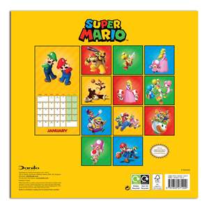 Calendario de Escritorio Personalizado de Super Mario 2025, Calendario Perpetuo de Papel para Oficina o Hogar - Product Image 2
