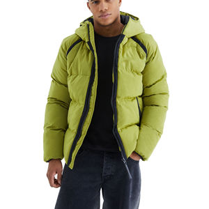 Veste matelassée d'hiver pour homme de qualité supérieure avec logo personnalisé, col montant, réversible et design écologique - Product Image 4