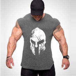 100% coton biologique gros hommes débardeur élégant Premium été Gym maillots 2025 3D imprimé respirant débardeur - Product Image 3