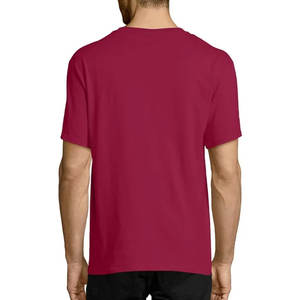 Camiseta de entrenamiento Premium para hombre, Camiseta ajustada de manga corta con cuello redondo, algodón suave y fibra de bambú, camisetas transpirables - Product Image 6