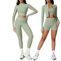 Último estilo bajo MOQ Mujeres Yoga Set Venta directa de fábrica Mujeres Yoga Set Alta calidad Yoga Set - Product Image 2