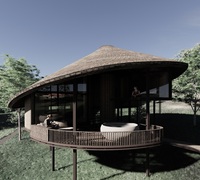 Maison Préfabriquée en Bois du Vietnam pour Complexes Hôteliers en Bord de Mer avec Cuisine, Installation Facile et Caractéristique Étanche pour Villas et Appartements