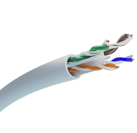 Cable de Telecomunicaciones Extralink CAT6 UTP (U/UTP) V2 para Interiores, Par Trenzado de 100M, Modelo EX.19713, 10 Conductores