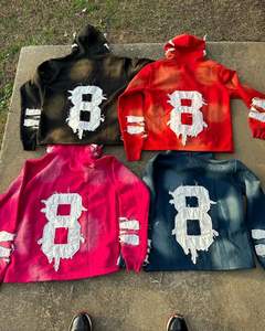 เสื้อมีฮู้ดลำลองสำหรับผู้ชาย, เสื้อฮู้ดลำลองสีพื้นใส่ได้พอดีตัวสำหรับฤดูหนาวของผู้ชาย - Product Image 5