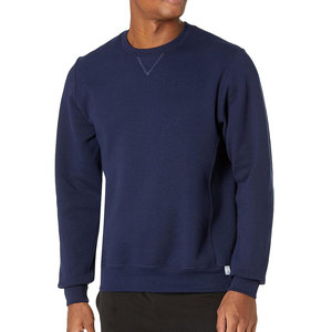 Bleu marine couleur Oem échantillon fabricant hommes sweat 100% coton léger Logo personnalisé impression hommes sweats respirants - Product Image 1