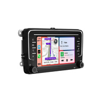 Ewaygps - Monitor de Coche Original de Fábrica de 7 Pulgadas con Navegación GPS y Carplay Inalámbrico para VW Volkswagen POLO GOLF PASSAT B6 SEAT Leon