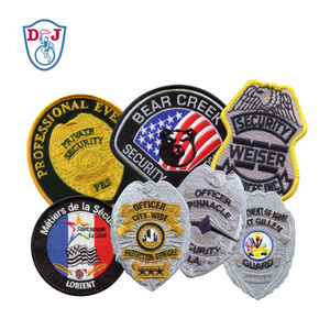 Patches Custom Embroidery Crest Emblem Services Security Patch for Uniform <b>Accessories</b> - Product Image 4