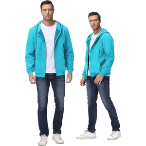 Sudadera con Capucha Ligera para Hombre Más Vendida, 100% Algodón, Diseño Sólido, Logotipo Personalizado, Mejores Servicios OEM, Colección de Invierno - Product Image 1