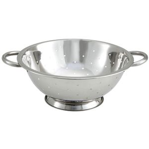 El mejor colador de metal de acero inoxidable de alta calidad para escurrir pasta, verduras, frutas y otros fines de cocina - Product Image 2