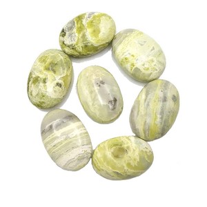 จี้หินรูปไข่รูปงูที่มีคุณภาพสูงเครื่องประดับอัญมณีทรงรีหินธรรมชาติบำบัดคริสตัลอัญมณีขายส่ง - Product Image 4