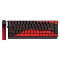 FGG MADLIONS Clavier de jeu à effet Hall ultra standard en aluminium PBT brillant FIRE68 pour les jeux
