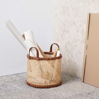 Paniers de rangement en osier faits à la main, design Unique, panier naturel en rotin, tailles personnalisables, fabriqué au Vietnam