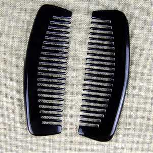 Peigne en corne de buffle Peignes en corne véritable Peigne en corne de boeuf fait à la main à vendre prêt à expédier en vrac par faizacraft - Product Image 2