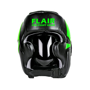 Protector de cabeza de boxeo de cuero PU de alta calidad, casco de Kickboxing, Protector de cabeza de lucha - Product Image 1