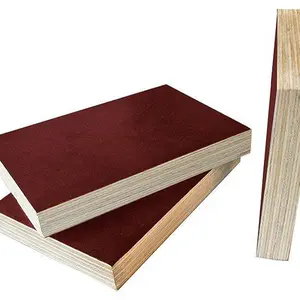Penjualan yang baik 12mm 15mm 18 mm hitam/merah film menghadapi kayu lapis shutting lapis kayu fleksibel kayu untuk konstruksi