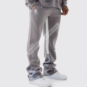 กางเกงวอร์มลำลองเอวกลางแบบกำหนดเองน้ำหนักเบาหลากหลายสีสไตล์สตรีทจ็อกเกอร์ผูกเชือก100% ผ้าฝ้ายระบายอากาศ - Product Image 4