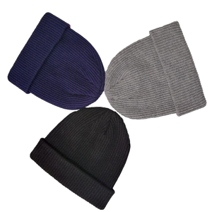 Bonnet quotidien pour homme et femme, bonnets thermiques d'hiver, bonnet en tricot à revers, bonnet chaud pour femme et homme, cadeaux - Product Image 1