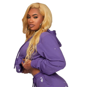 Conjunto de Camisón de Dos Piezas de Verano para Mujer, Estampado de Dibujos Animados, Tejido de Punto, Spandex/Algodón, Cuello Alto, Cintura Elástica, Manga Corta - Product Image 5