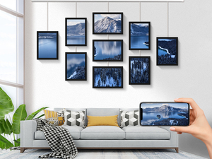 Galería Inteligente GTMEDIA APP, Marco Digital para Fotos de 10.1 Pulgadas con WiFi 2.4G, Pantalla Táctil Full HD, Comparte Fotos/Videos a través de la Aplicación Android - Product Image 6