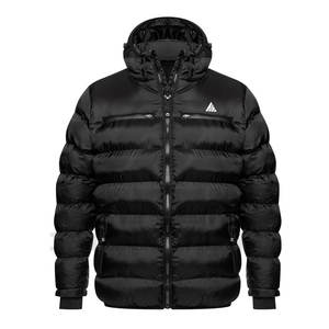 Nouveau design de veste matelassée personnalisée en gros blouson aviateur matelassé pour hommes avec capuche blouson blanc - Product Image 5