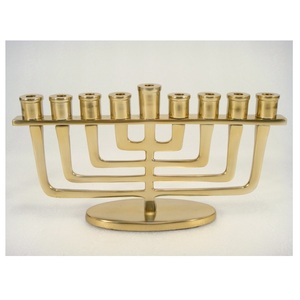 Artículo especial de madera del siglo Portavelas moderno Menorah Soporte de metal de gran calidad - Product Image 3
