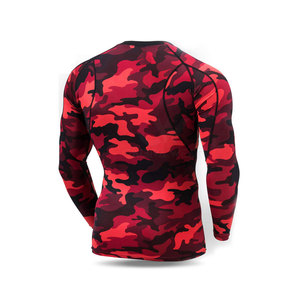 Meilleures ventes Chemise d'entraînement respirante à manches longues en spandex/polyester pour homme par CABRA WEAR - Product Image 6