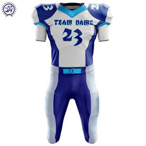 Premium Qualität Männer American Football Uniform Custom Printed Logo Sublimierte Kleidung Sport Wear Polyester American Uniform Set - Product Image 5
